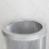 Cartuccia cilindrica vuota con attacco e fondello in acciaio zincato